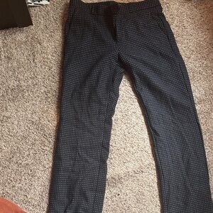 Banana Republic Women’s Black Polka Dot Wool Pants